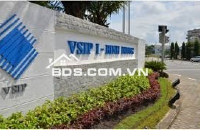 Bán nhà, đất mặt tiền đường D6, KDC VSIP, phường An Phú, TP Thuận An, tỉnh Bình Dương